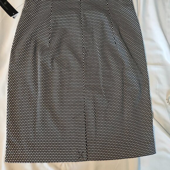 Worthington, black and white lattice, pencil skirt new with tags - Picture 3 of 9